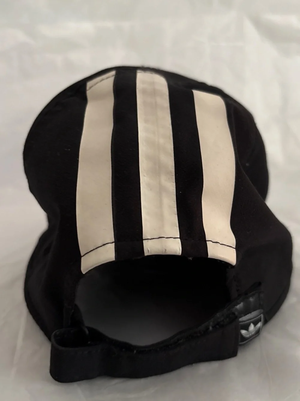 adidas Black and White Trefoil Cap